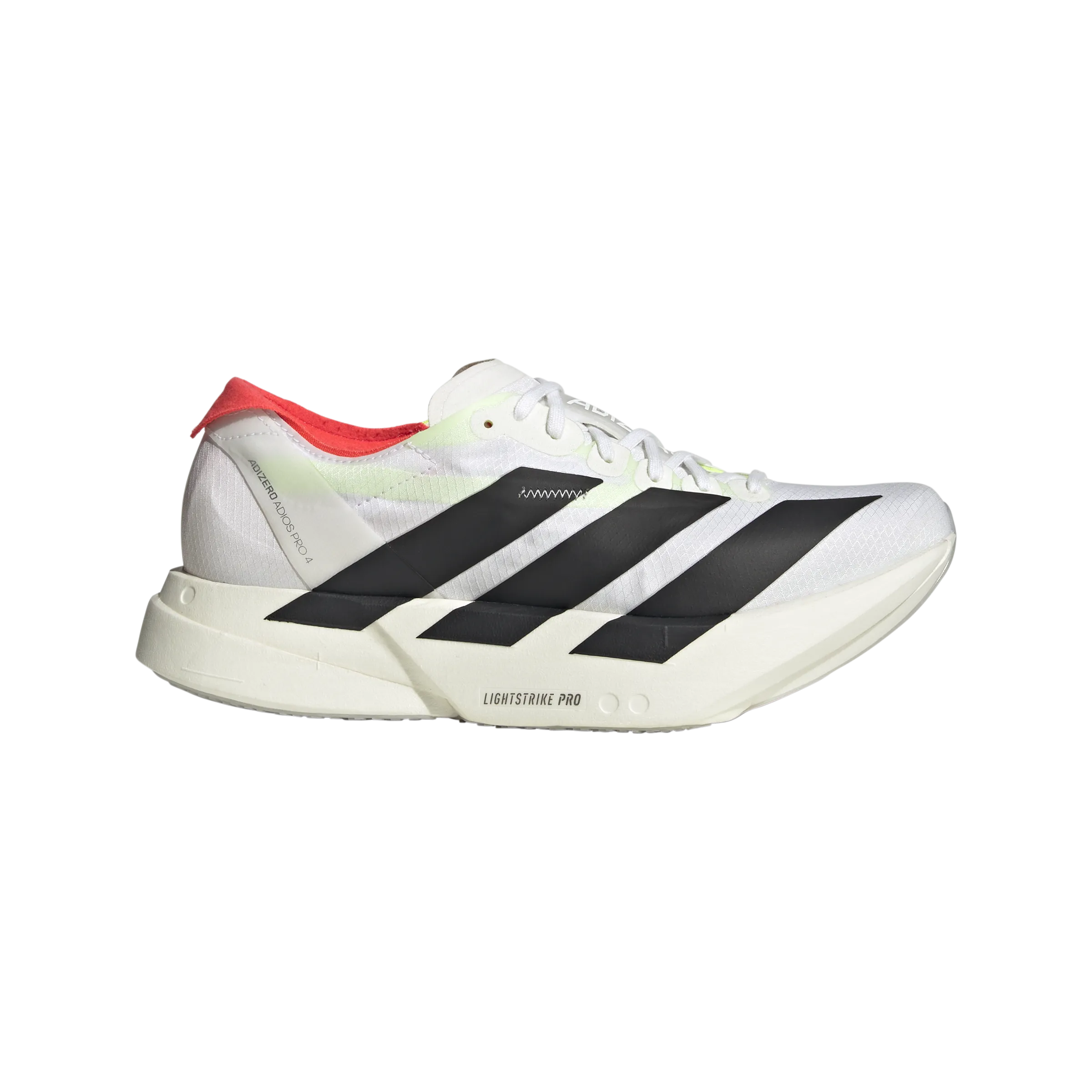 Adidas Adizero Adios Pro 4 (Womens) - White/CoreBlack/SilverMetallic