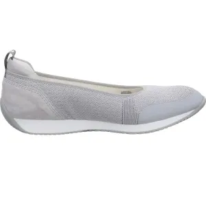 Ara Women's Porto Mesh Ballet Flats- Pebble