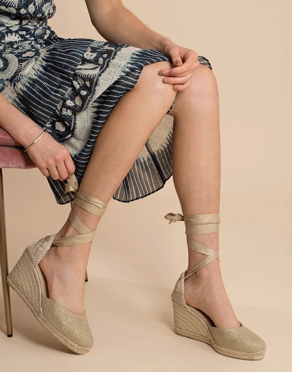 Carina Lace Up Espadrilles