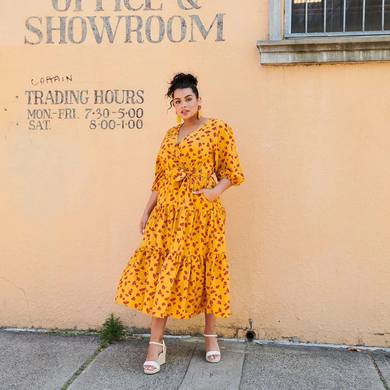 Chasing Yellow Floral Dress