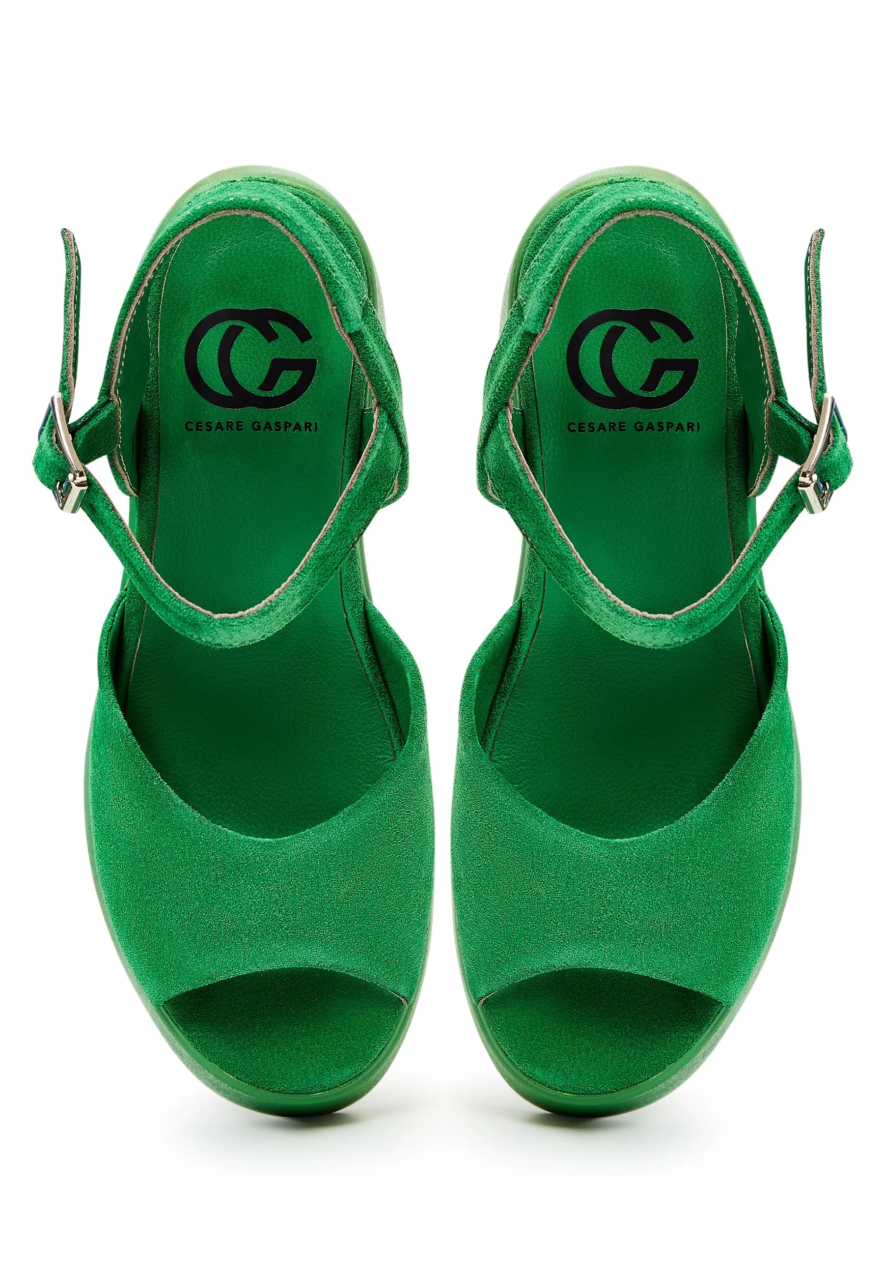 Classic Platform Sandals - Green