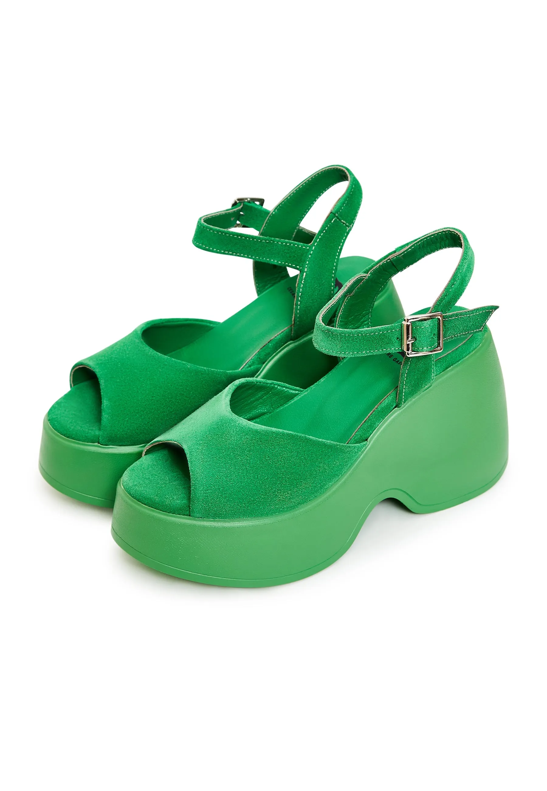 Classic Platform Sandals - Green