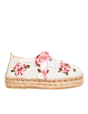 Espadrilles Sneakers con Flores