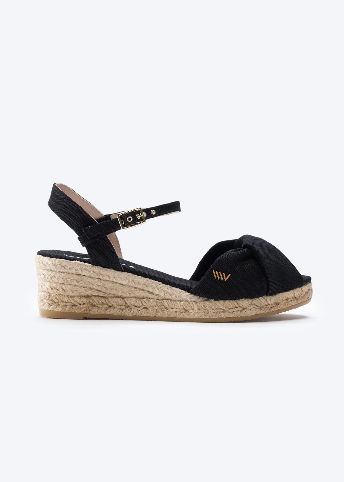 Farella Canvas Espadrille Sandal Wedges