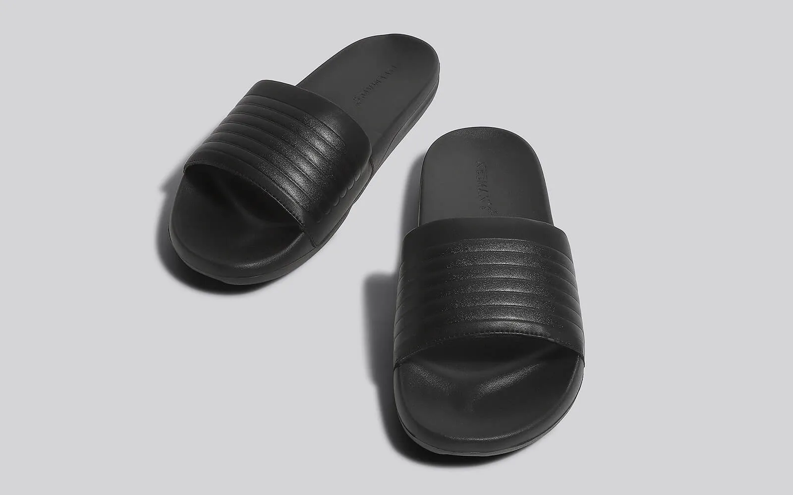 FootBed Slides for Men : Black