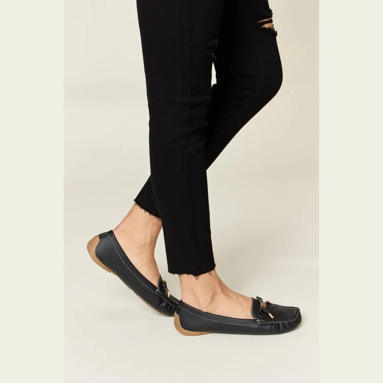 Forever Link Slip On Bow Flats Loafers