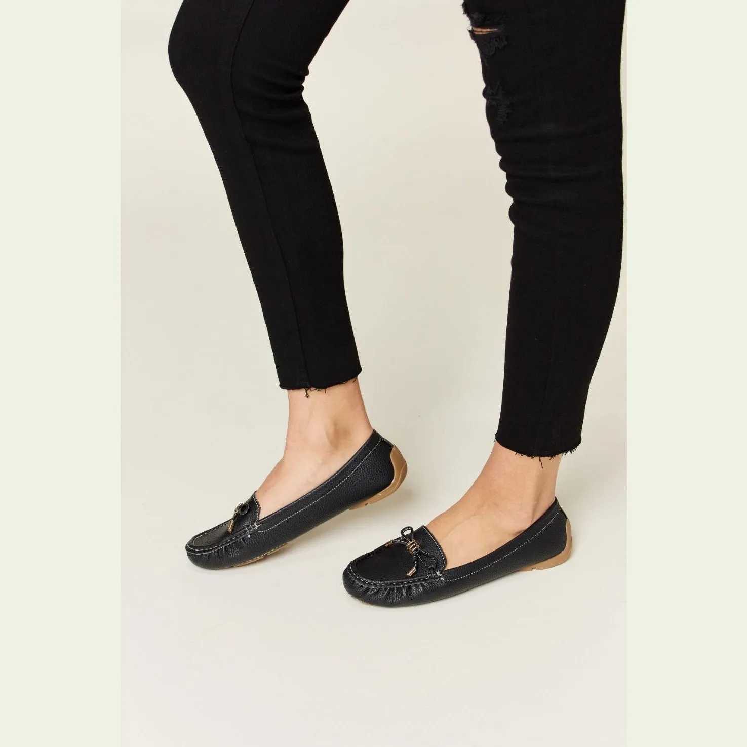 Forever Link Slip On Bow Flats Loafers