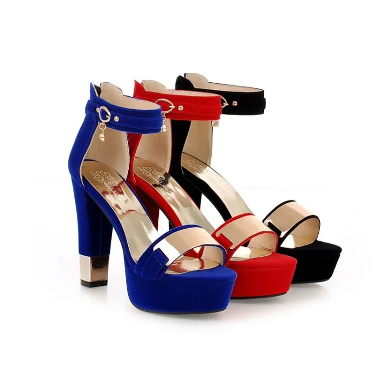 Funki Buys | Shoes | Women's High Block Heel Party Sandals