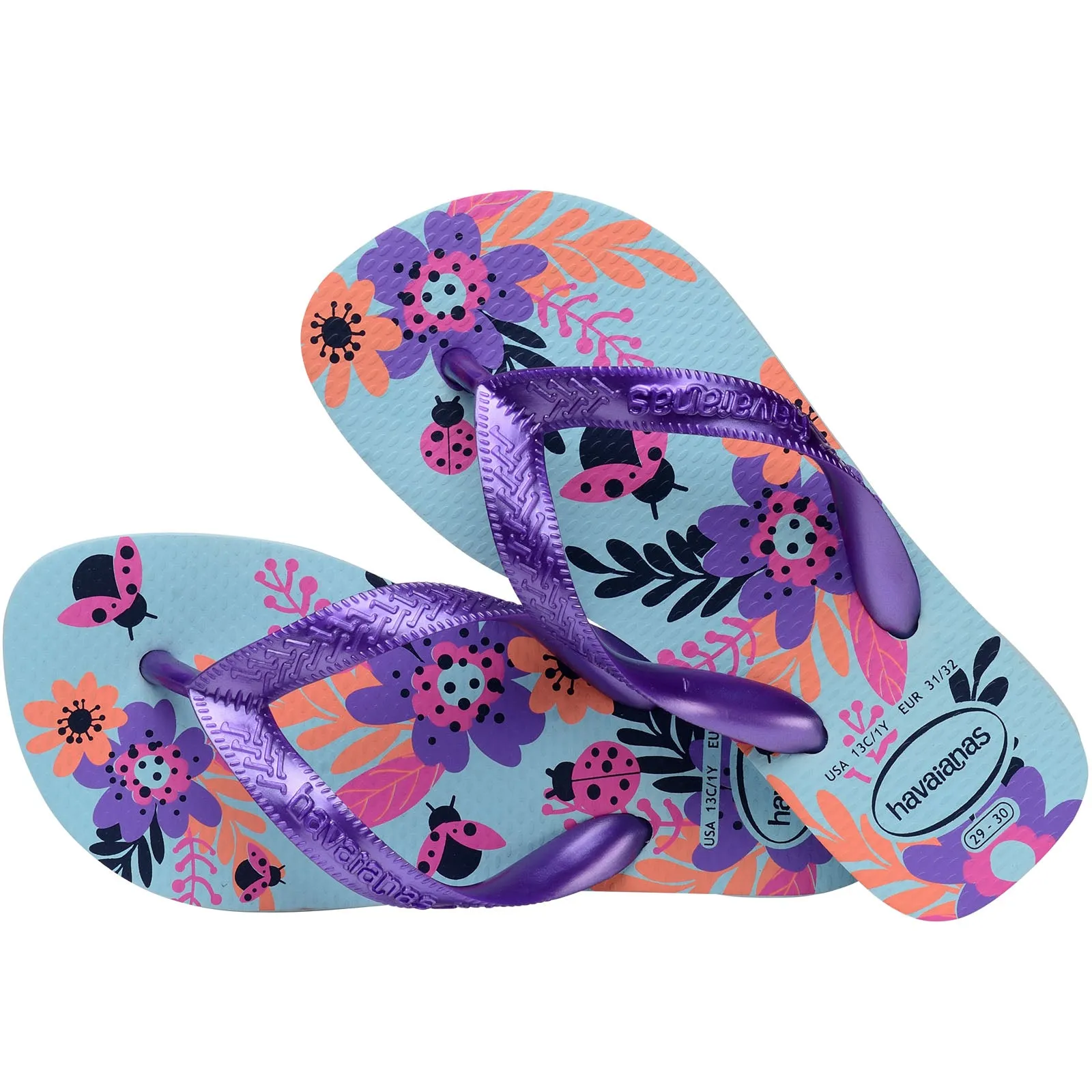 Havaianas Kids Flores Flip Flops