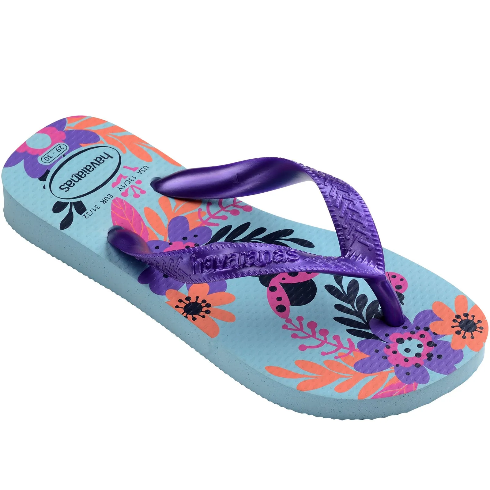 Havaianas Kids Flores Flip Flops