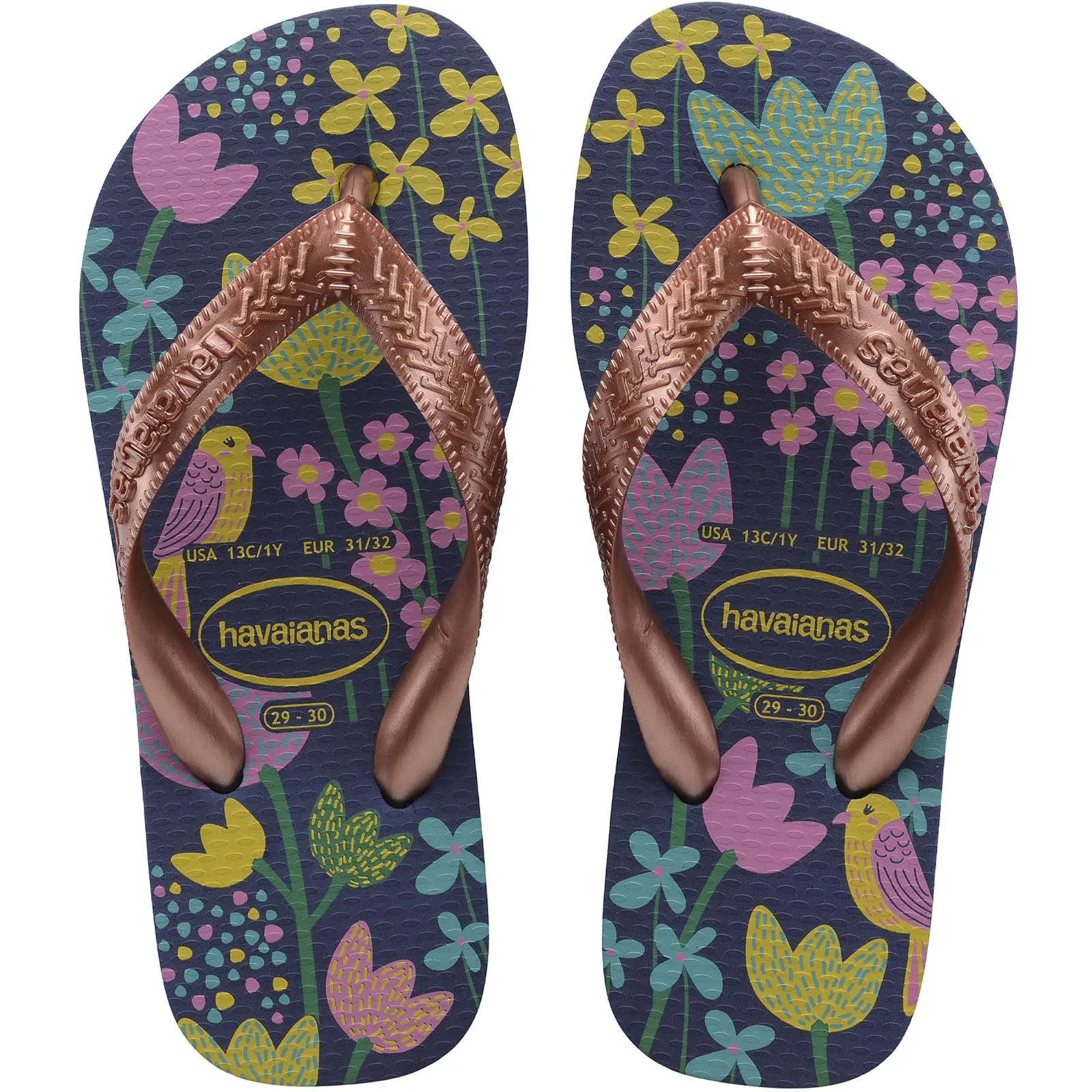 Havaianas Kids Flores Flip Flops