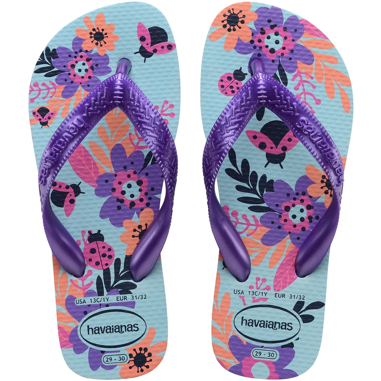 Havaianas Kids Flores Flip Flops