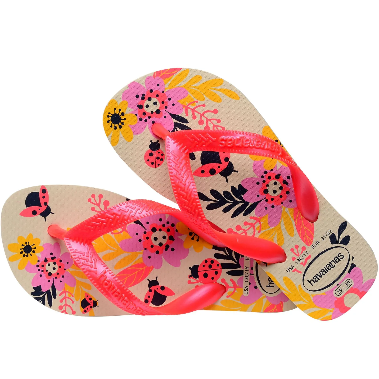 Havaianas Kids Flores Flip Flops