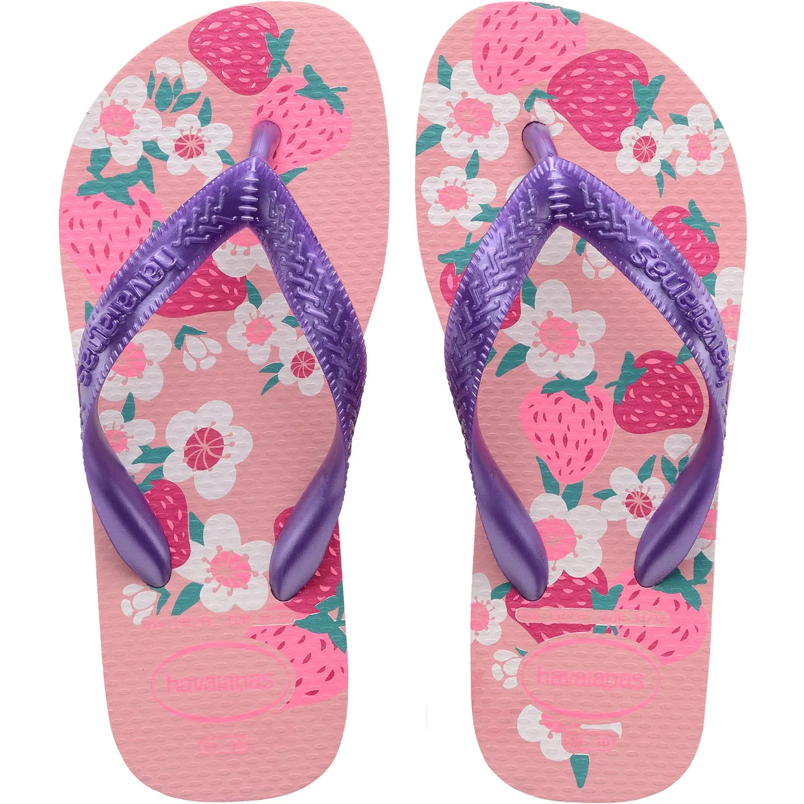 Havaianas Kids Flores Flip Flops