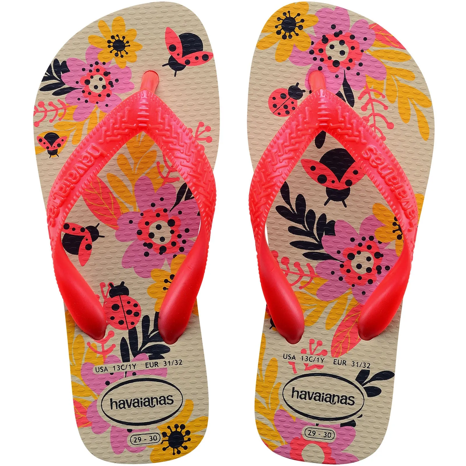 Havaianas Kids Flores Flip Flops