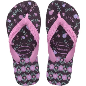 Havaianas Kids Flores Flip Flops