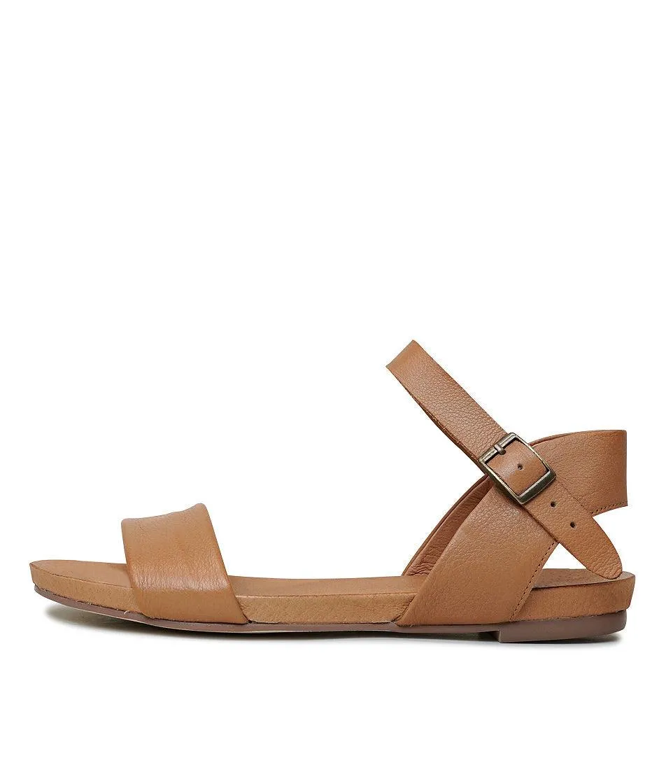 Jinnit Tan Leather Sandals