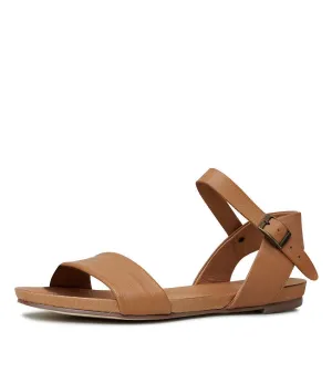 Jinnit Tan Leather Sandals