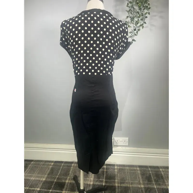 Lady V Dress - Black Polka (12)