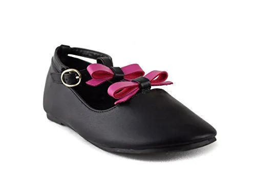 Little Girls Youth & Toddler Kids Slip On Mary Jane Ballet Flats Dress Shoes