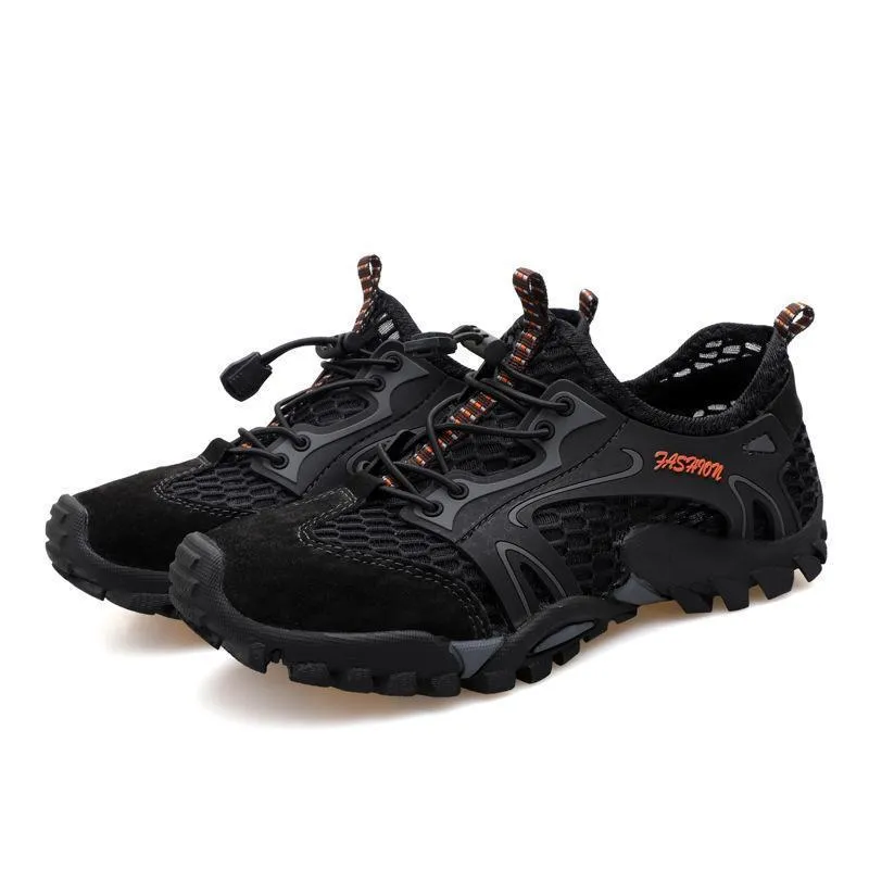 Men's Breathable Mesh Casual Light Outdoor Hiking Shoes