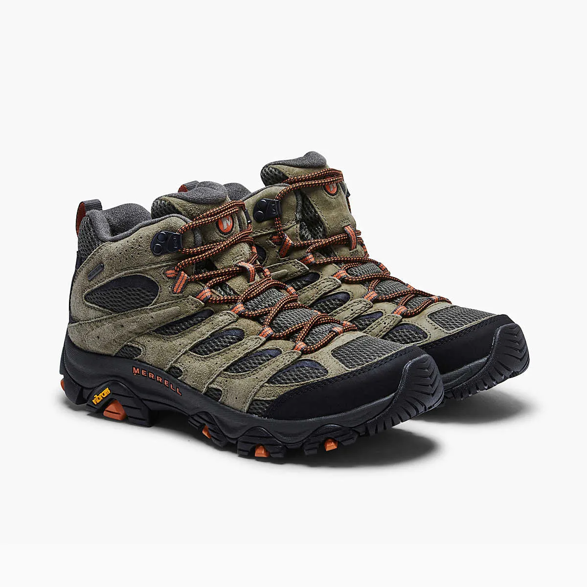 Merrell Moab 3 Mid GTX Men's Hiking Waterproof Boots, Olive