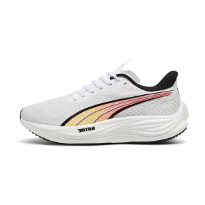 PUMA Men's Velocity NITRO 3 Puma White/Sun Stream