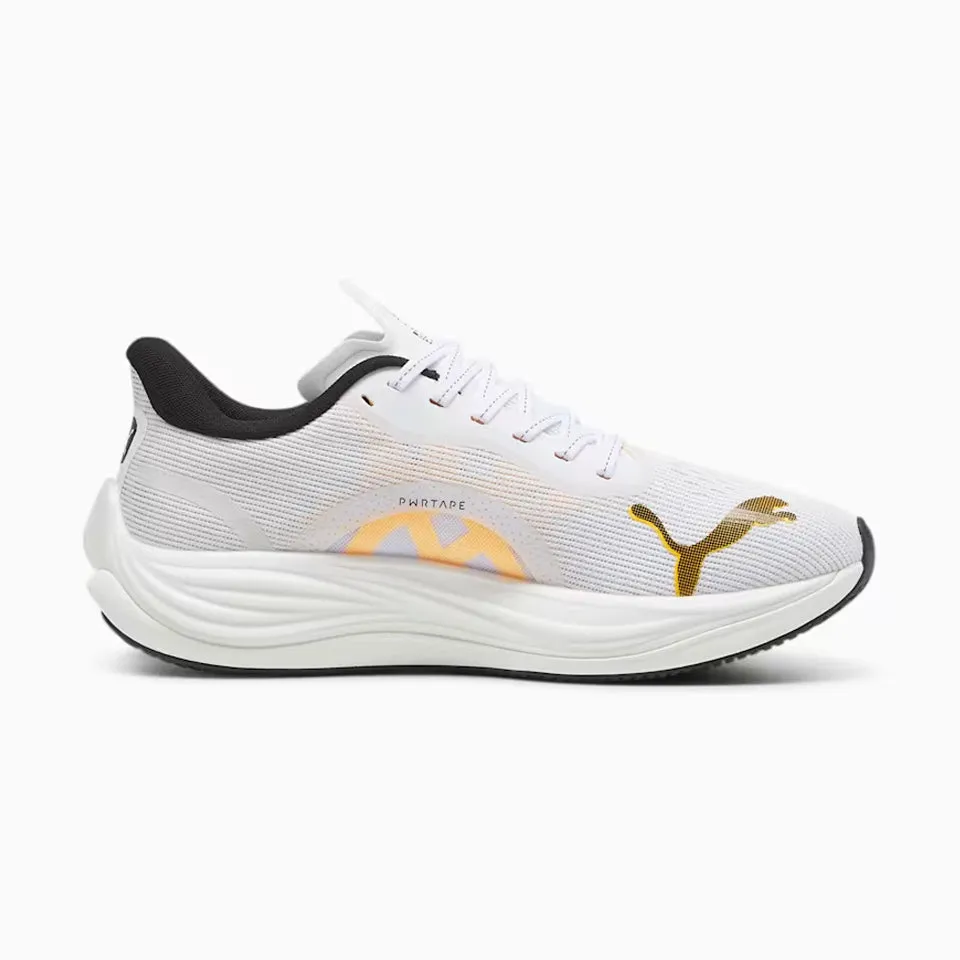 PUMA Men's Velocity NITRO 3 Puma White/Sun Stream