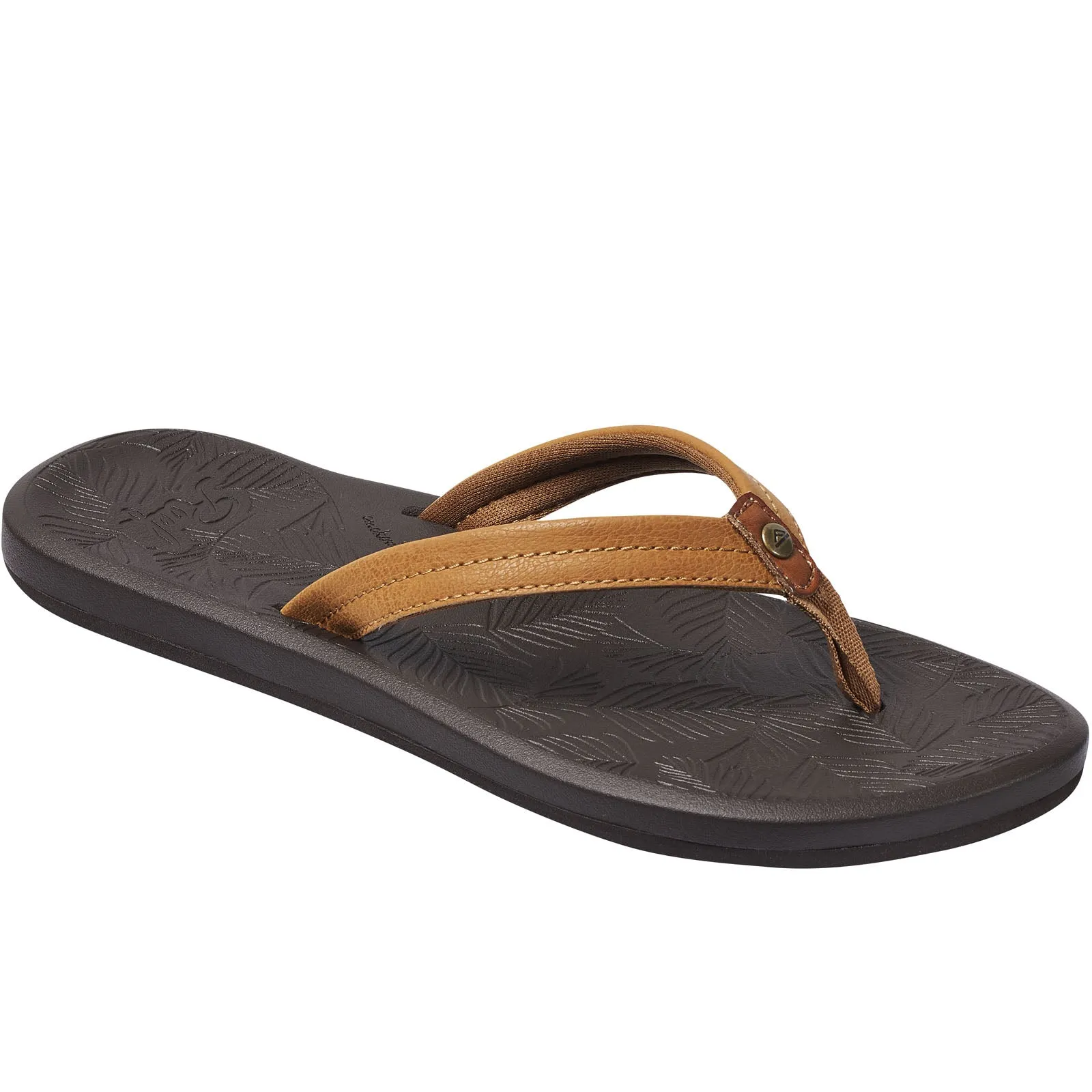 Reef Womens Tides Vegan Leather Flip Flops