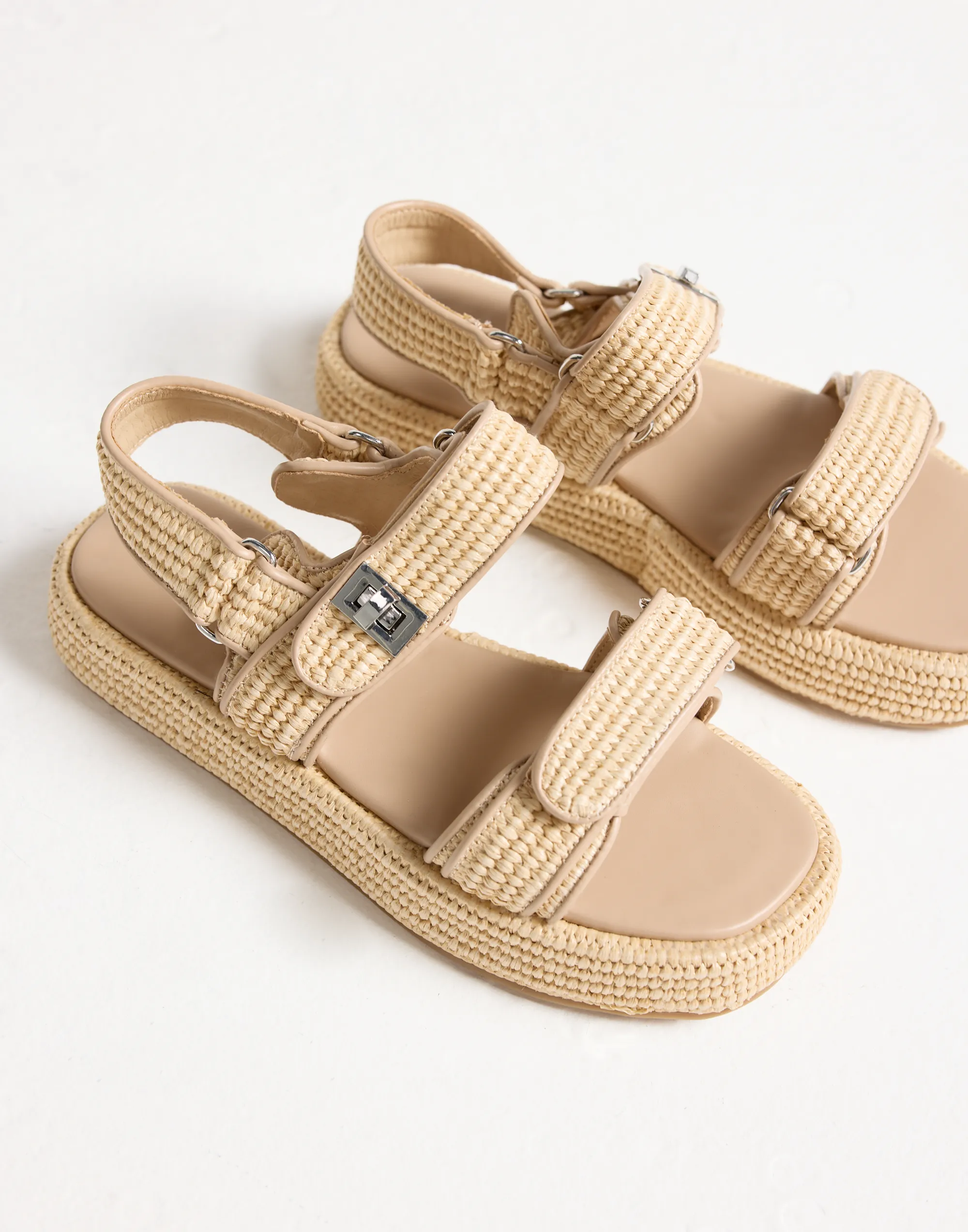 Revive Sandals (Natural Raffia) - By Therapy