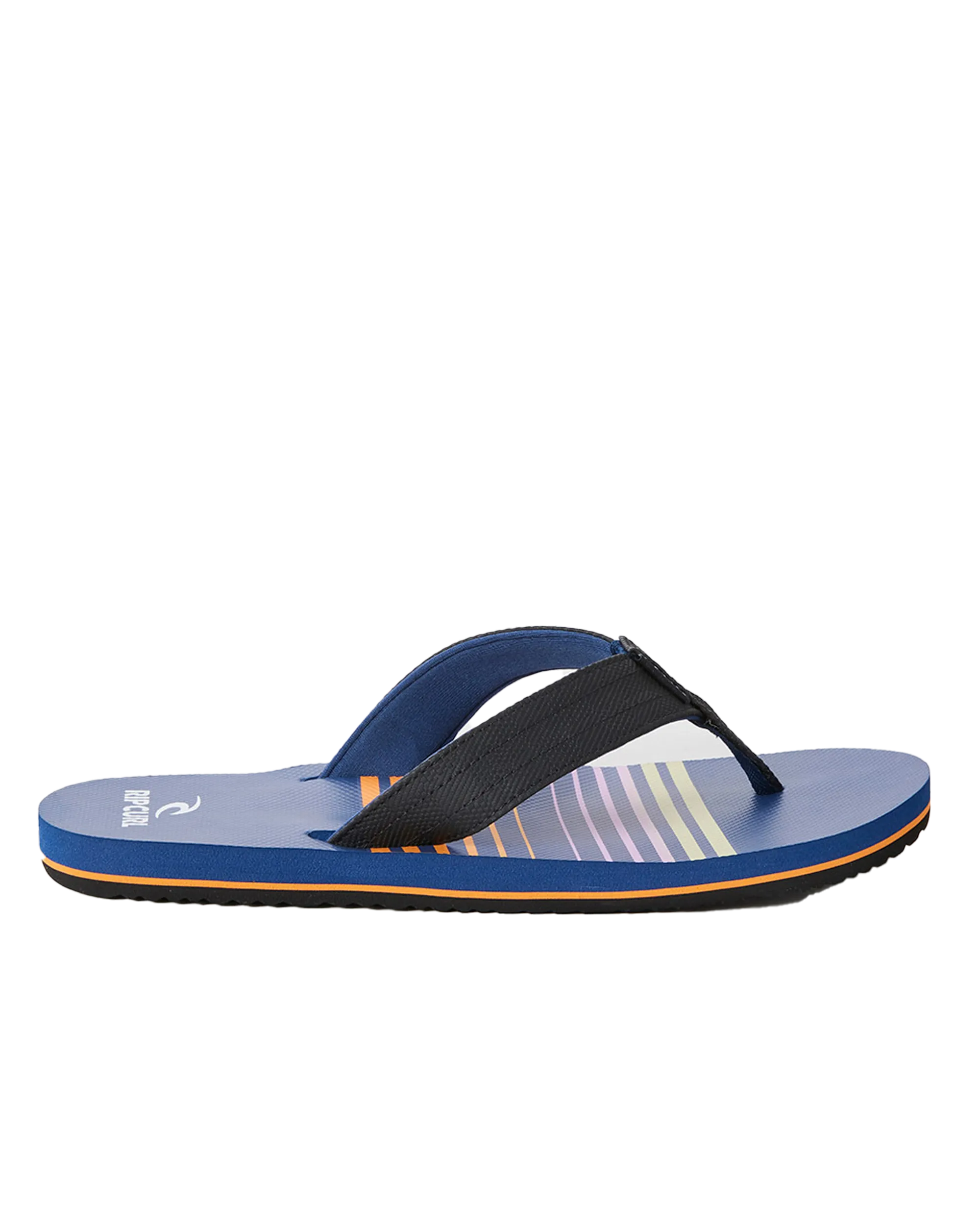 Ripper Flip Flops in Blue & Orange