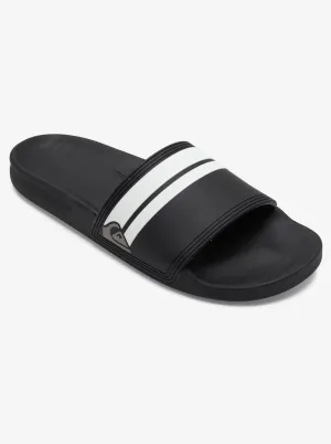 Rivi Slides - Black/Black/White