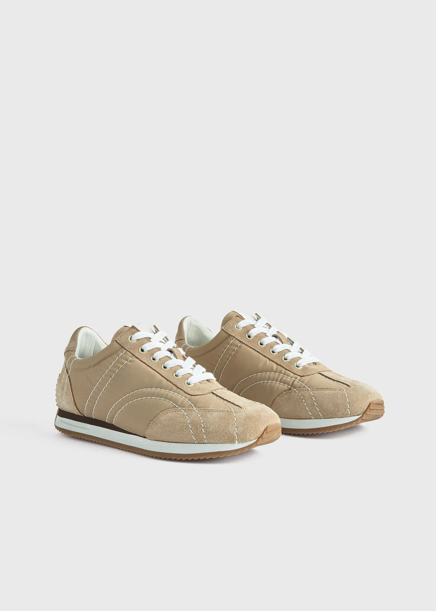 Sport sneakers sand