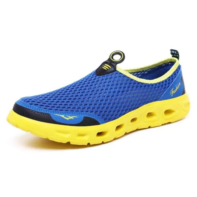 Summer Couple Soft Lightweight Breathable Water Shoes Quick Dry Water Sneakers