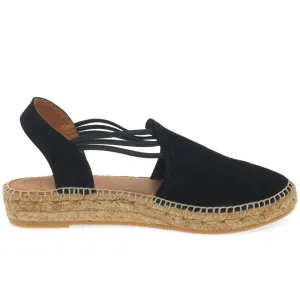 Toni Pons Tremp Wedge Espadrille In Black