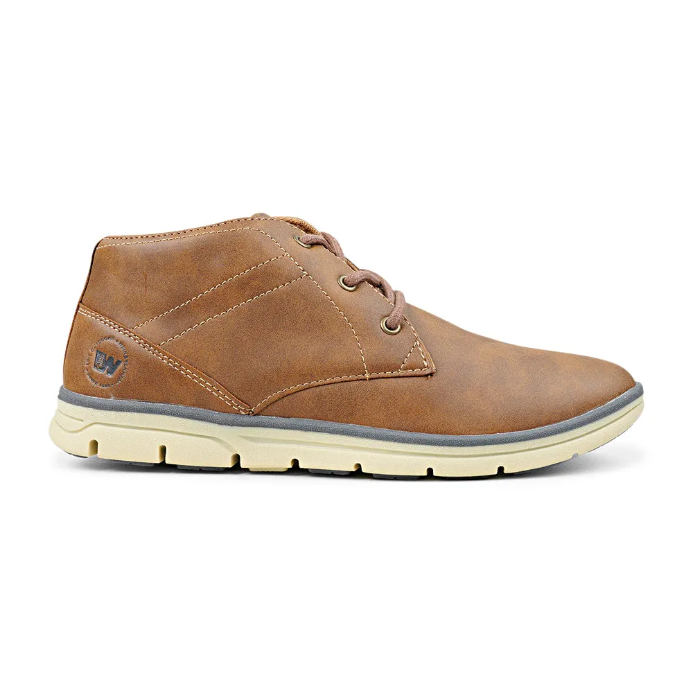 Weinbrenner MATRIX High-Cut Outdoor-Inspired Lace-Up Shoe